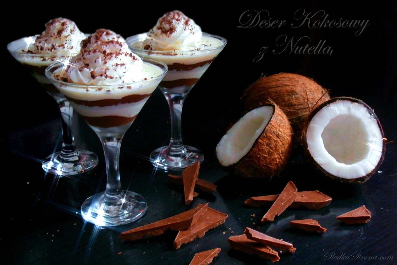 Deser Kokosowy z Nutella 00
