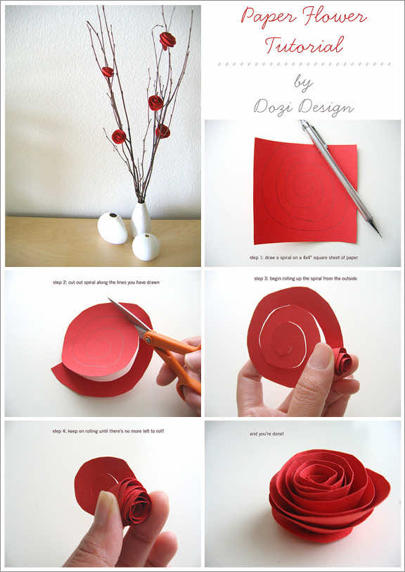 diy-paper-roses-for-table-setting