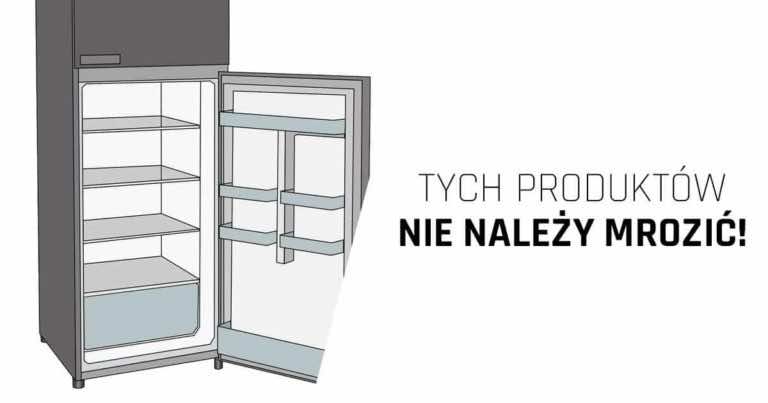 10 produktów, których nie powinno się przechowywać w zamrażarce