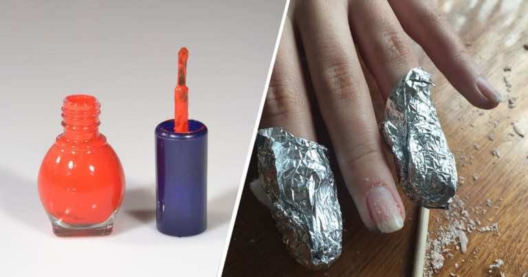 Jak wyczyścić przebarwienia po lakierze na paznokciach