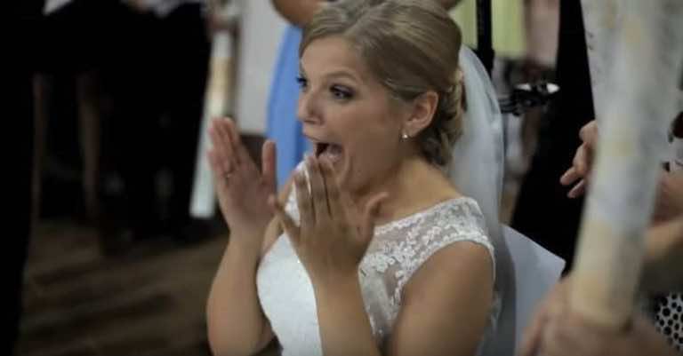 Pan Młody zaskoczył swoją żonę podczas pierwszego tańca. Zobaczcie co zrobił!