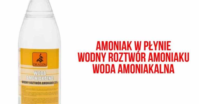 Gdzie kupić amoniak w płynie? WODA AMONIAKALNA lub wodny roztwór amoniaku.