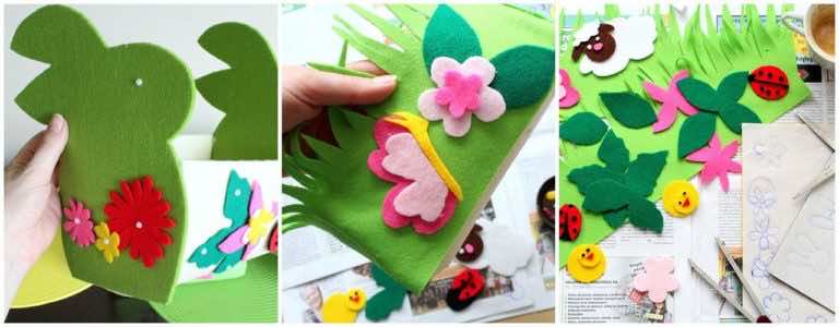 Koszyczek wielkanocny DIY z filcu