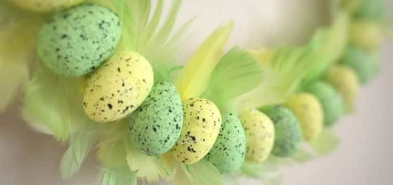 Wielkanocny wianek DIY