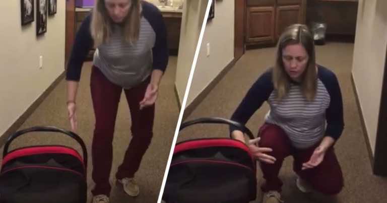 Bolą Cię plecy od noszenia fotelika? Robisz to źle! Lekarka tłumaczy jak poprawnie go nosić.