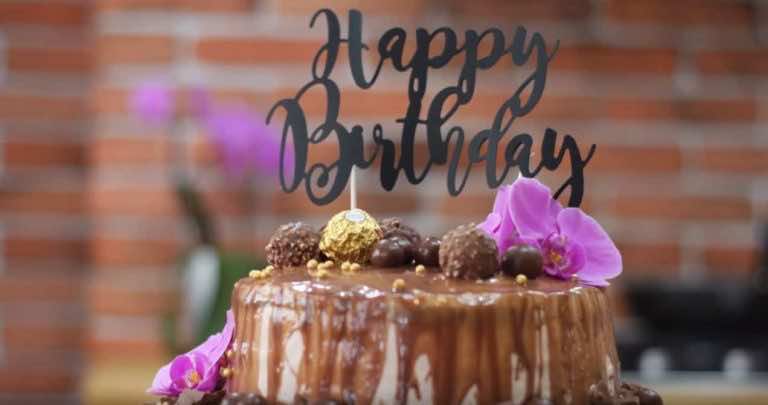 Tort urodzinowy ferrero rocher