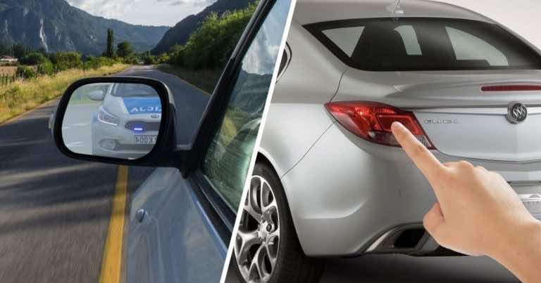 Czy wiesz dlaczego policja podczas kontroli dotyka świateł? Oto odpowiedź!