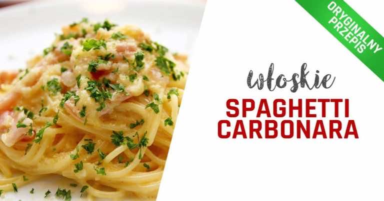 Przepis na PRAWDZIWE SPAGHETTI CARBONARA