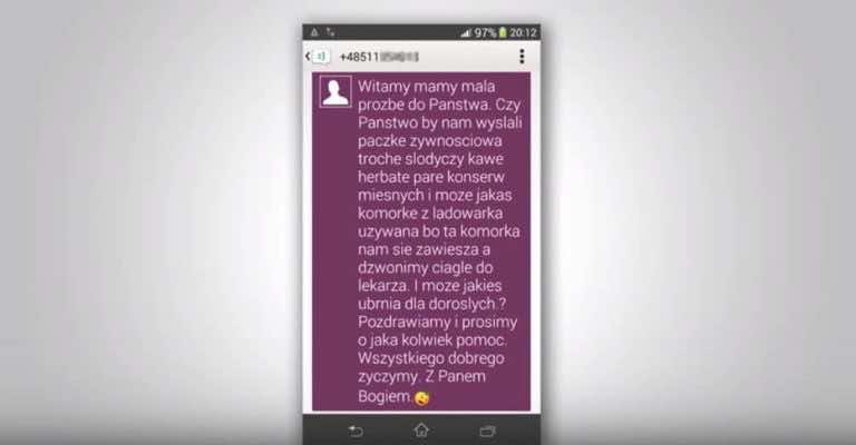 Dostał SMS z prośbą o pomoc od biednej rodziny. Nie daj się nabrać na to oszustwo!