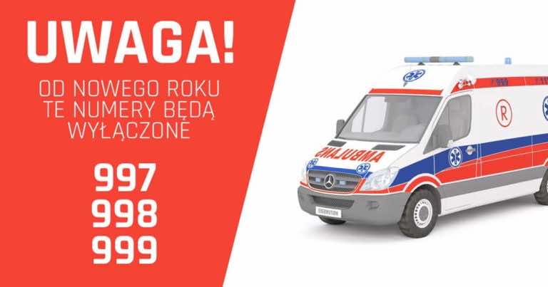 997, 998, 999 – znasz te numery? Od nowego roku możesz je zapomnieć, zostaną wyłączone!
