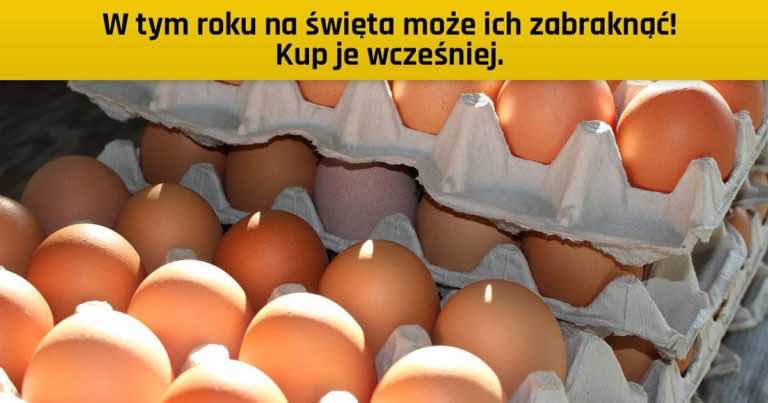 Zaczyna brakować jaj. Lepiej na święta kup je wcześniej bo może nie wystarczyć dla wszystkich!