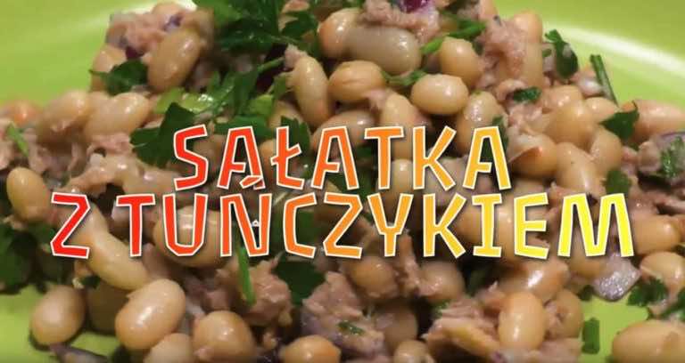 Przepis na sałatkę z tuńczykiem i fasolą