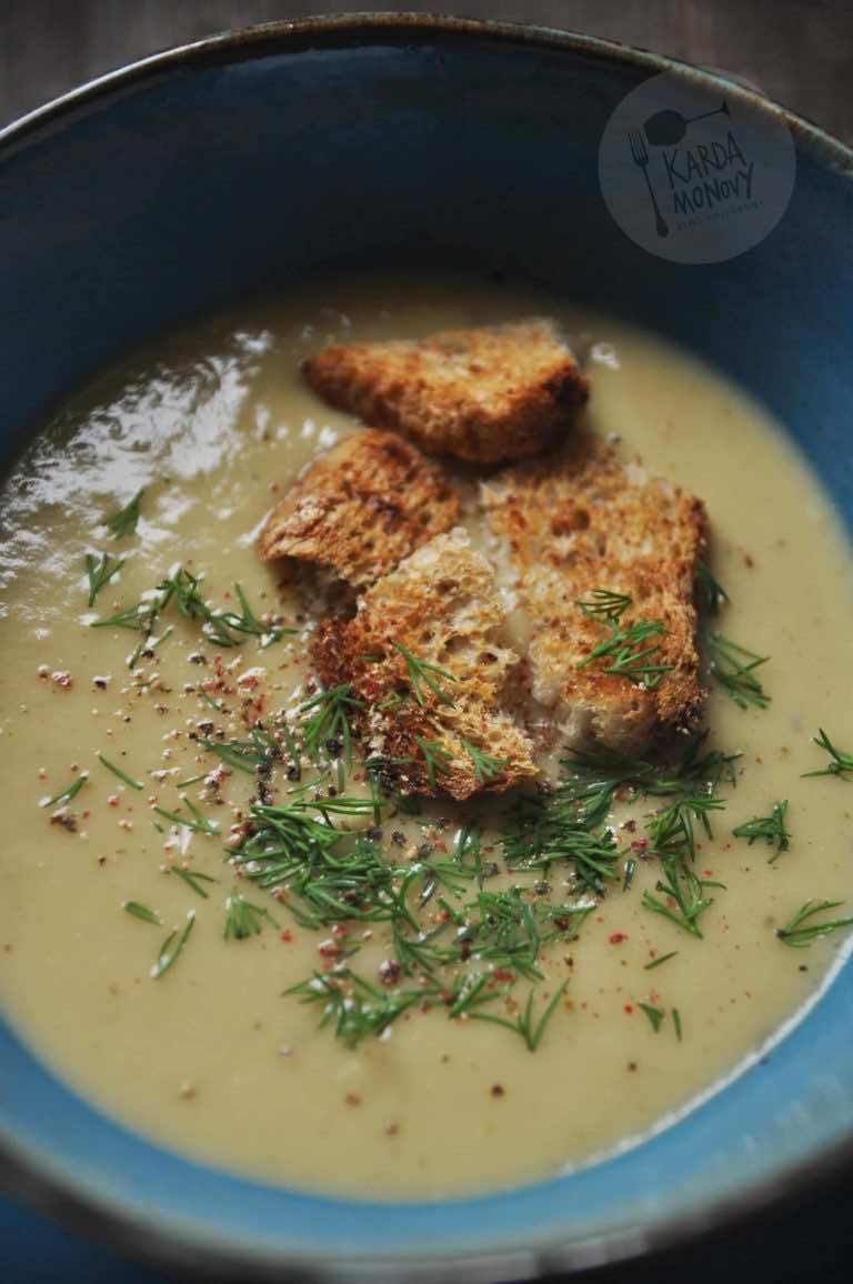 Krem z pieczonych ziemniaków