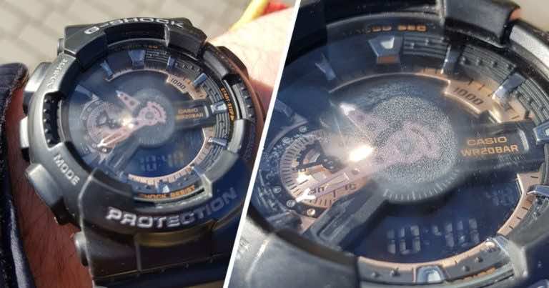 G-SHOCK paruje od środka