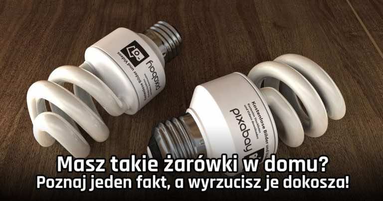 Masz takie żarówki w domu? Poznaj jeden fakt, a wyrzucisz je do kosza!