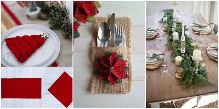 10 pomysłów na ozdobienie Bożonarodzeniowego stołu!