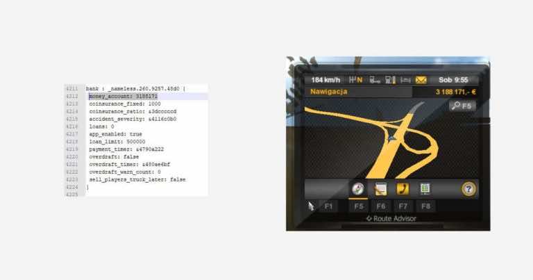 Jak zwiększyć liczbę pieniędzy w Euro Truck Simulator 2 – ETS2 Money Hack