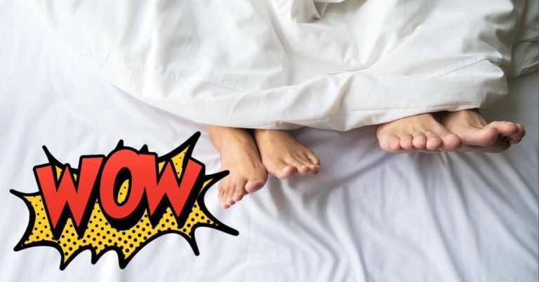 Czy wiesz, że wyjęcie stóp spod kołdry ułatwia zasypianie? Zobacz 5 trików ze stopami, które warto znać!