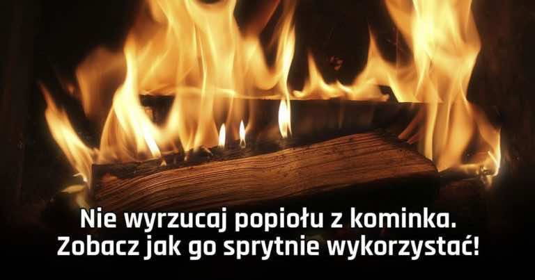 Nie wyrzucaj popiołu z kominka. Zobacz jak go sprytnie wykorzystać!