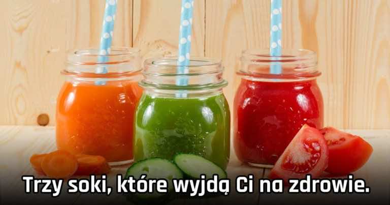 Trzy soki, które wyjdą Ci na zdrowie! Ogórkowy, pomidorowy i marchewkowy.