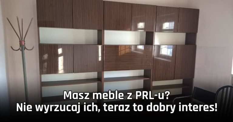 Masz meble z okresu PRL-u? Nie wyrzucaj ich, dzisiaj można na nich zrobić dobry interes.