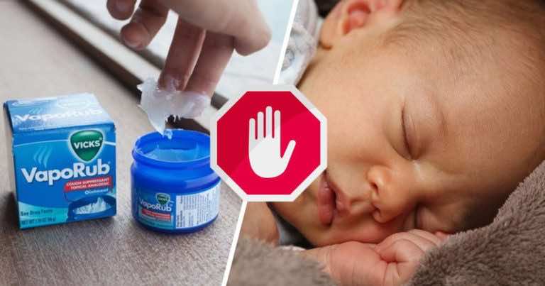 Nigdy nie stosuj maści VapoRub u małych dzieci!