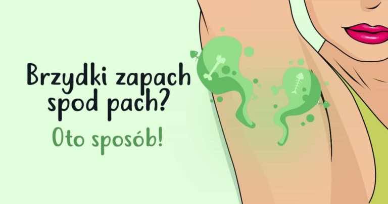 Sposób na brzydki zapach spod pach
