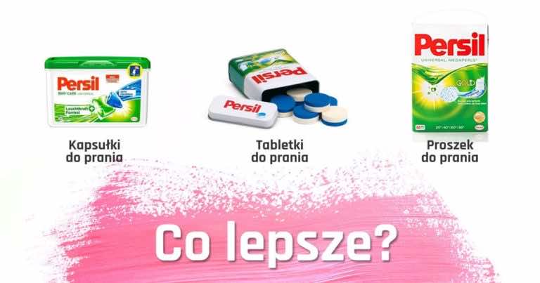 Tabletki do prania, proszek czy kapsułki? W czym najlepiej prać?