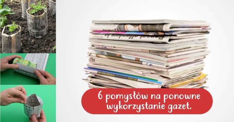 Jak wykorzystać gazety, które już przeczytaliśmy – 6 SPOSOBÓW