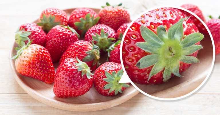 Nie wyrzucaj szypułek z truskawek!