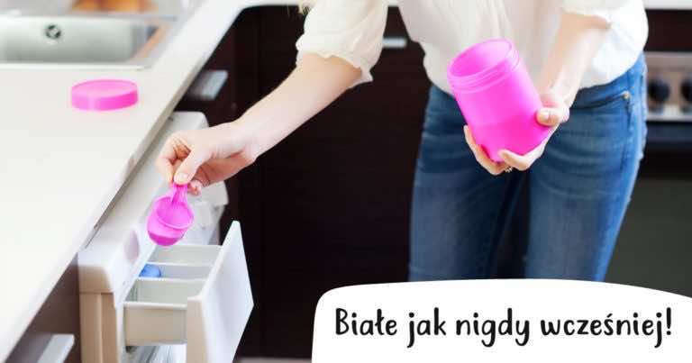 Wypróbuj to, a Twoje ubrania po praniu będą białe jak nigdy