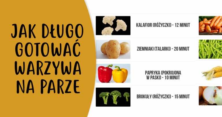 Jak długo gotować warzywa na parze