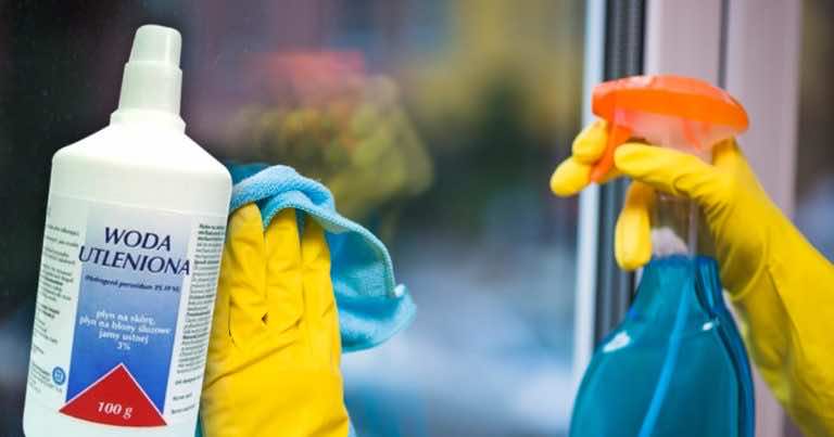 Dzięki wodzie utlenionej umyjesz okna bez smug