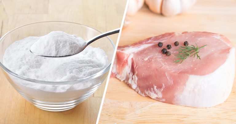 Gdy przygotowujesz mięso, wykorzystaj sodę oczyszczoną! Zobacz dlaczego.