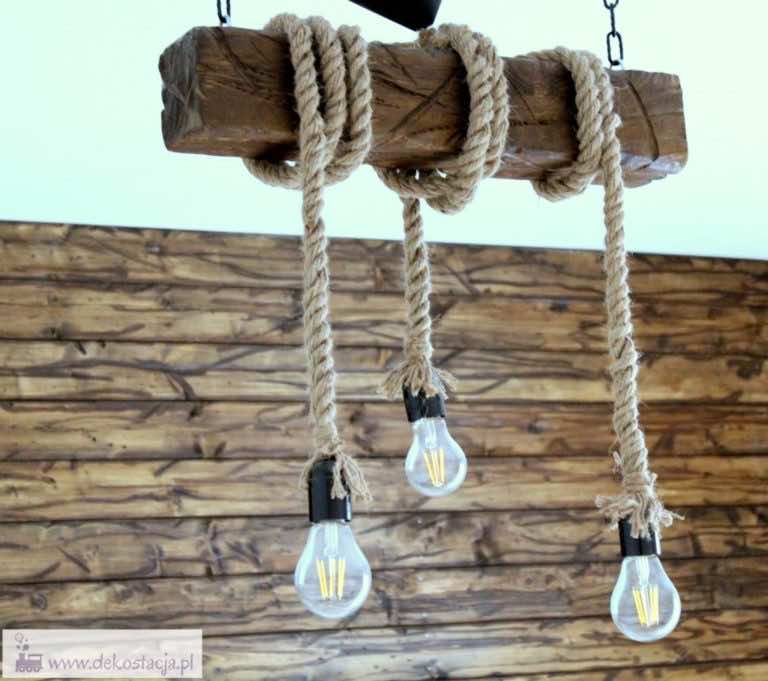 Lampa sufitowa zrób to sam