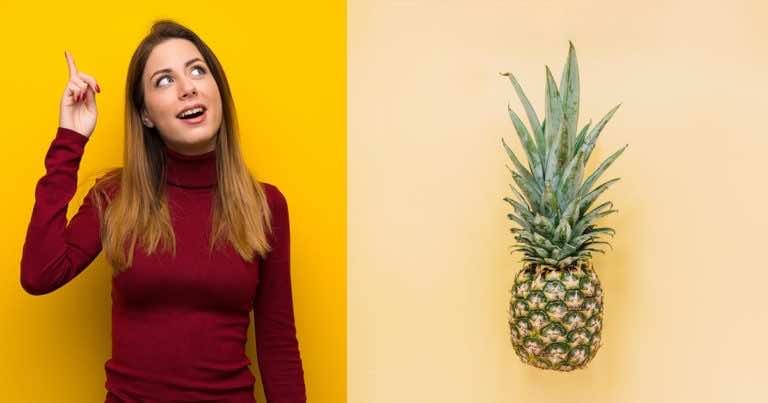 Prawdopodobnie do tej pory jadłaś ananasa w zły sposób!