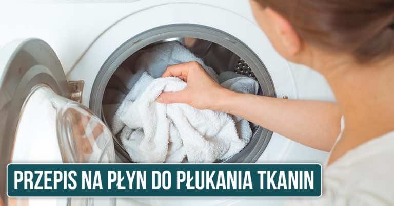 Przepis na płyn do płukania tkanin
