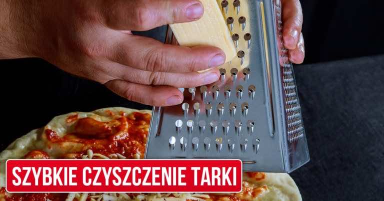 Sprytny sposób na wyczyszczenie tartki