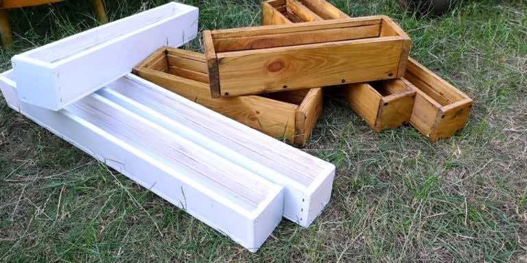 Doniczki drewniane DIY