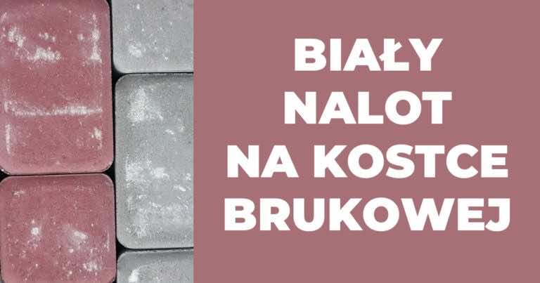 Jak usunąć białe plamy z kostki brukowej