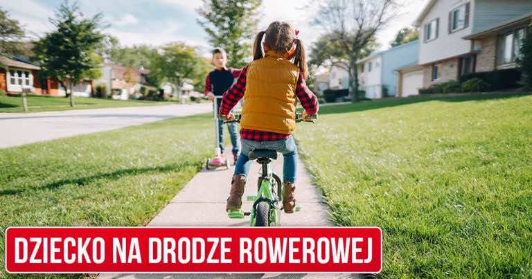 Pozwalasz dziecku jechać po drodze rowerowej? To nielegalne i niebezpieczne.