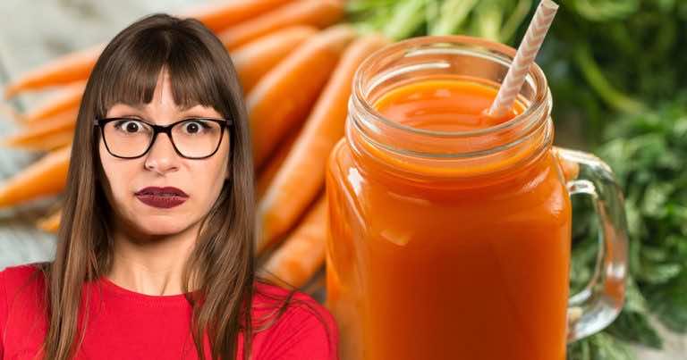Lubisz sok z marchwi? Lepiej nie pić go codziennie!
