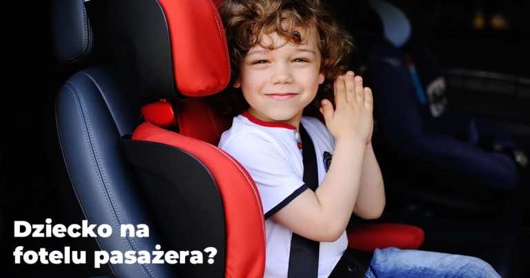 Czy można wozić dzieci na przednim fotelu?