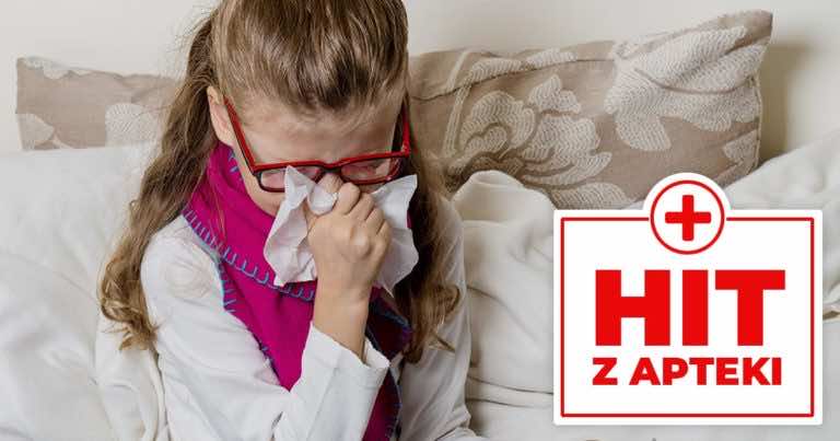 HIT z apteki za 3 zł skuteczny na katar również u dzieci!
