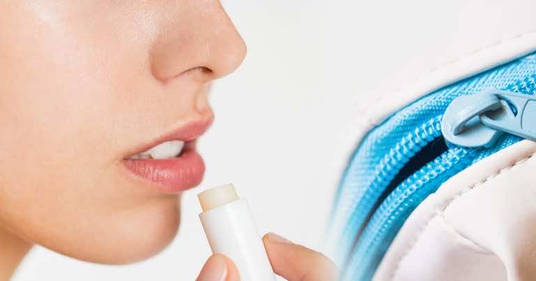 Balsam do ust na zacięty zamek błyskawiczny