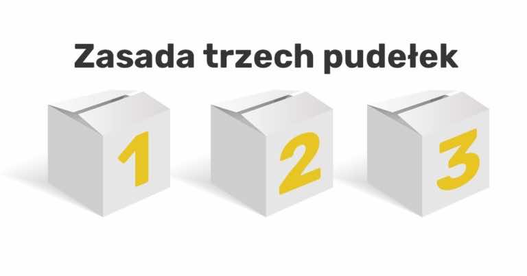 Zasada trzech pudełek – czyli jak przywrócić porządek w domu