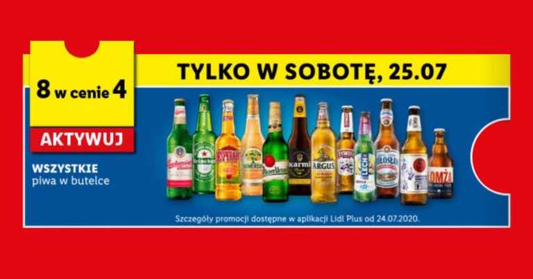 Lidl i wielka promocja na piwa. 8 piw w cenie 4.