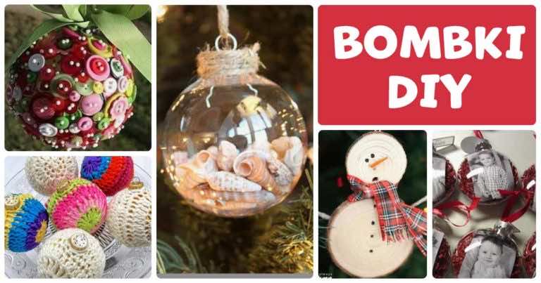 10 pomysłów na bombki choinkowe, które zrobisz sama