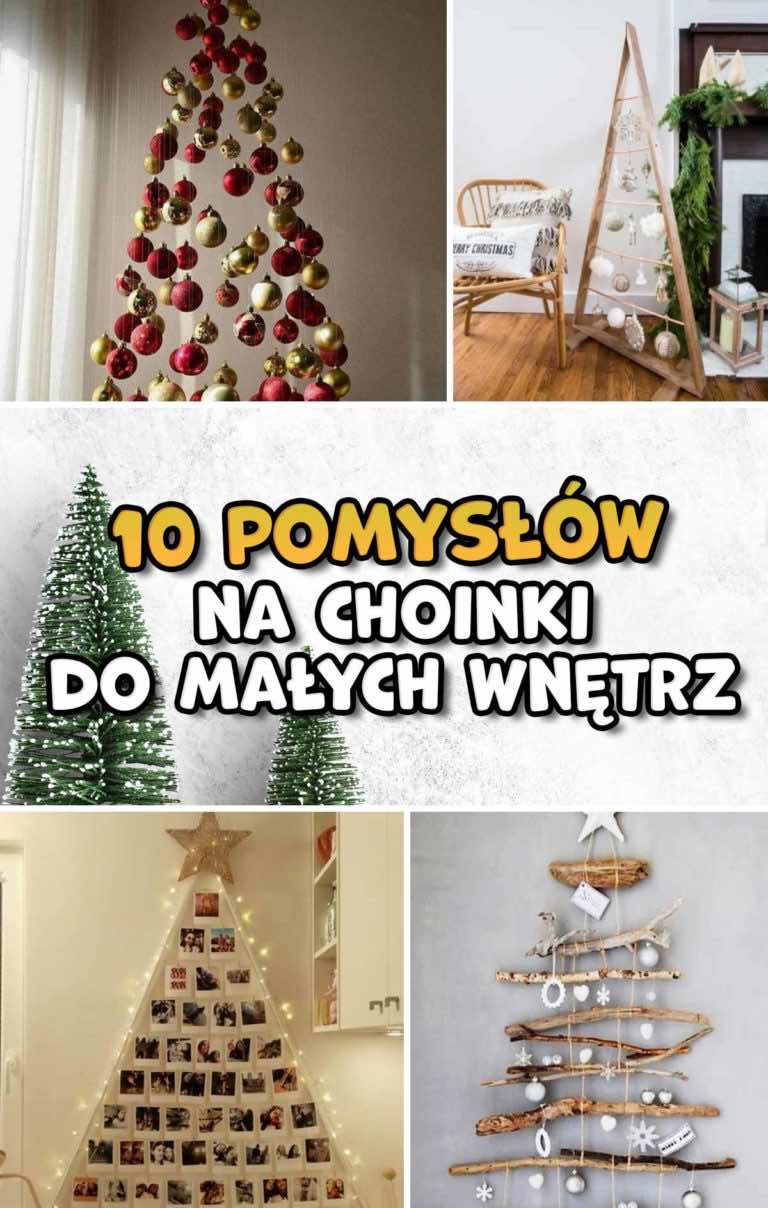 Nie masz miejsca na choinkę? 10 inspiracji na choinki do małych wnętrz!