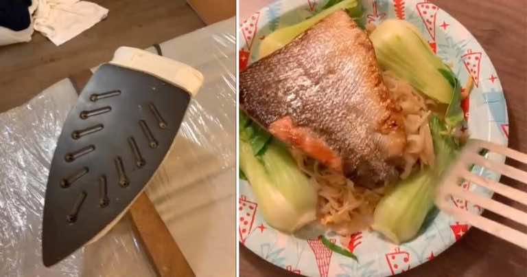 Szef kuchni utknął na kwarantannie w hotelu i ugotował niesamowite danie żelazkiem!